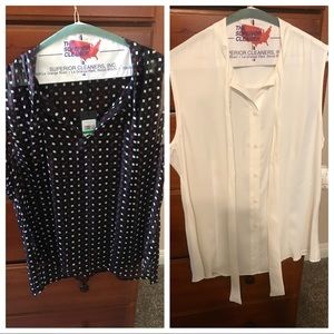 2 brand new blouses with tags.